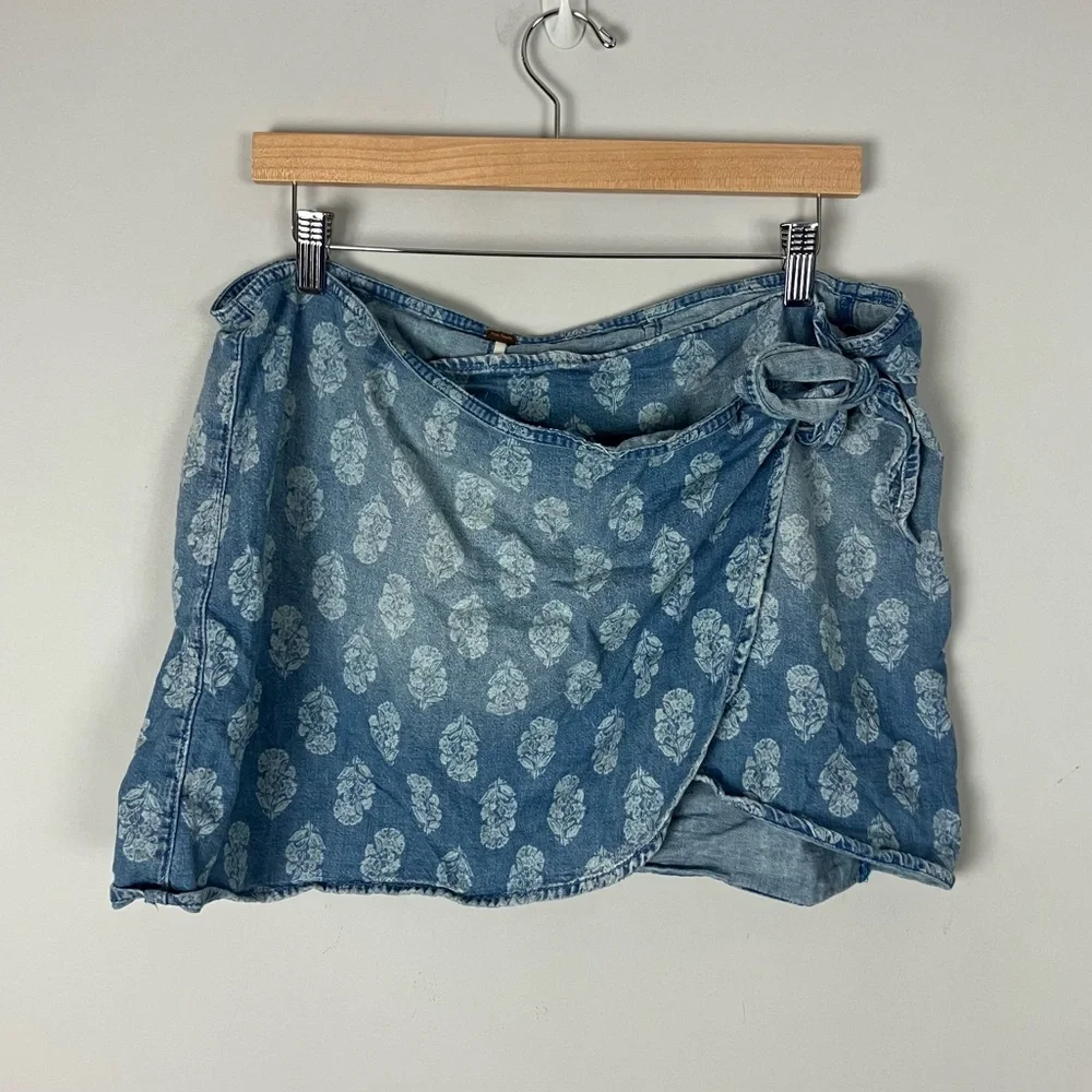 Free People Denim Skirt